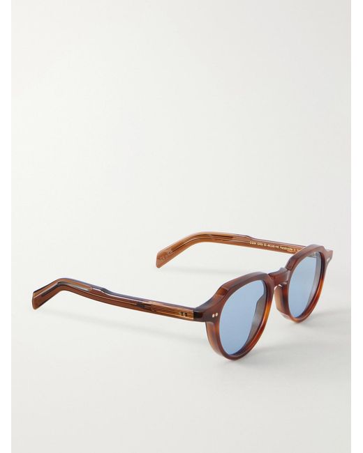 Cutler & Gross Brown Gr06 Round-frame Tortoiseshell Acetate Sunglasses for men
