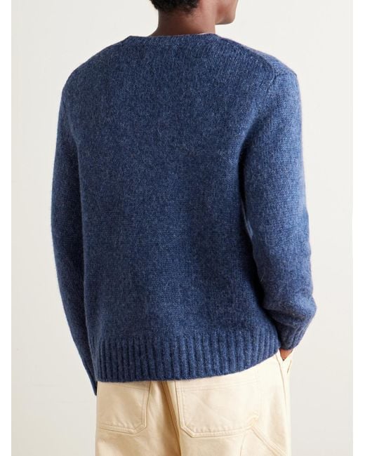 Wool-Blend Sweater di Corridor NYC in Blue da Uomo