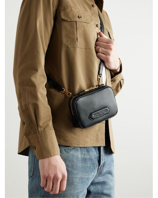 Borsa A Tracolla di Tom Ford in Black da Uomo