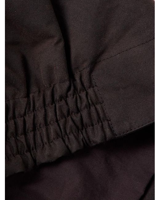 Bode Black Coach Waxed-cotton Blouson Jacket for men