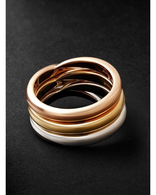 Shaun Leane Black Interlocking 18-karat Yellow for men