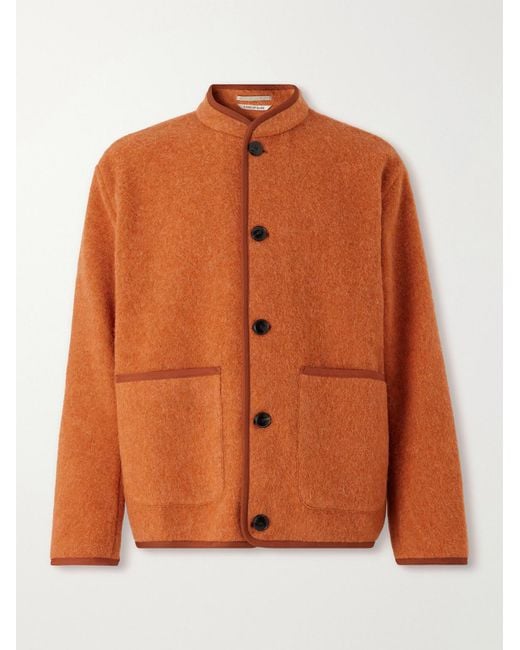 A Kind Of Guise Orange Yebra Virgin Wool Jacket for men