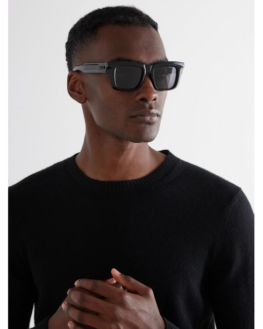 Dior Black Diorxplorer S2I Rectangle-Frame Acetate Sunglasses for men
