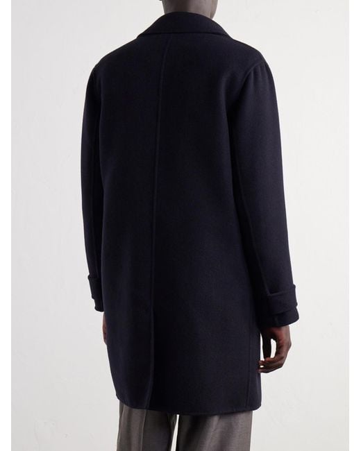Eleventy Blue Wool Coat for men