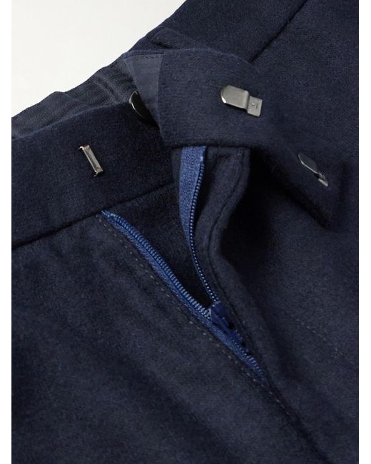 Sunspel Casely-Hayford Gerade geschnittene Anzughose aus Wolle in Blue für Herren