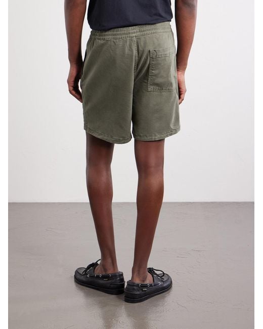 NN07 Gray Gregor Straight-Leg Tencel Lyocell And Lenzing Ecovero-Blend Twill Drawstring Shorts for men