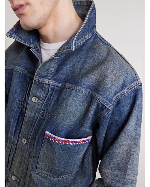 Neighborhood Blue Savage Type-1 Denim Jacket for men