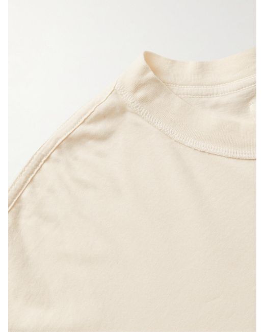 Les Tien Natural Inside Out Lightweight Combed Cotton-Jersey T-Shirt for men