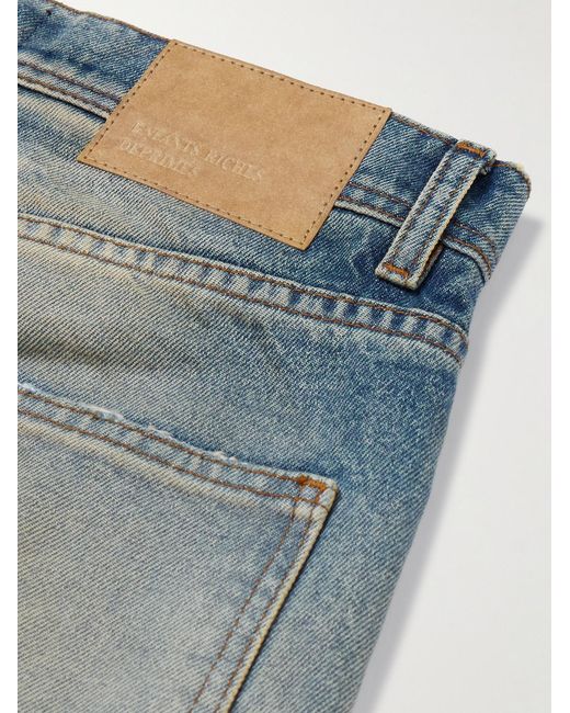 Enfants Riches Deprimes Blue Straight-Leg Distressed Jeans for men