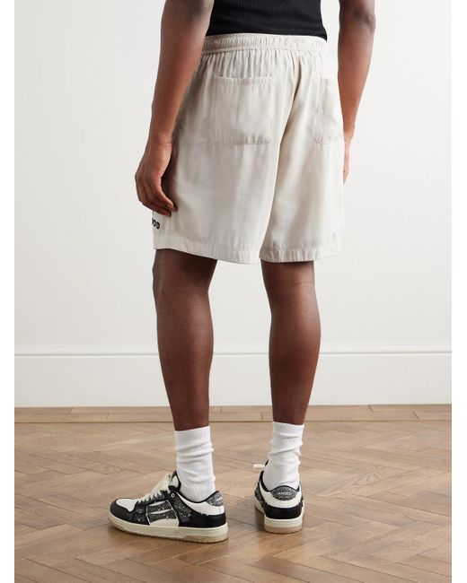 Shorts A Gamba Dritta di Amiri in Natural da Uomo