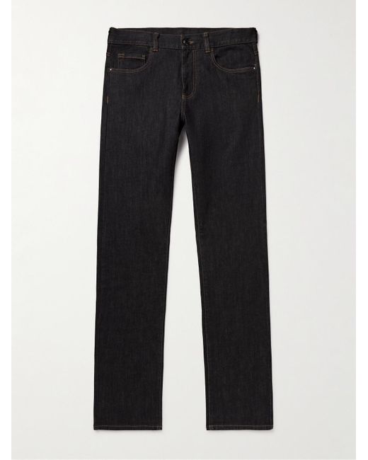 Jeans slim-fit di Canali in Black da Uomo