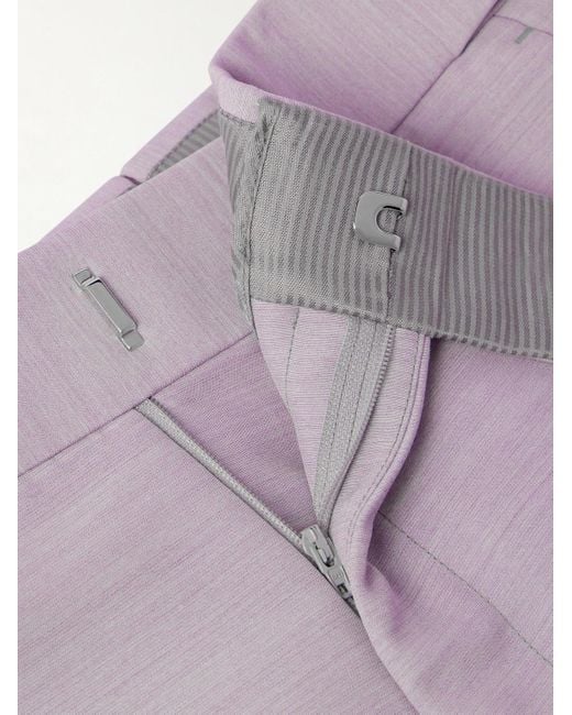 Tom Ford Purple Straight-leg Woven Suit Trousers for men
