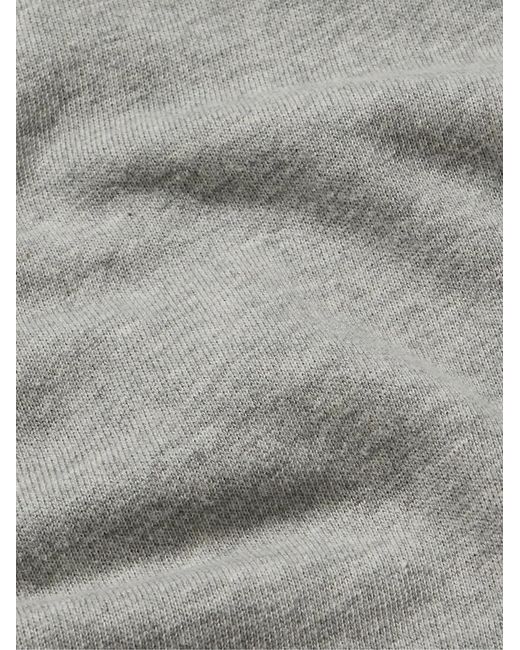 James Perse Gray Cotton-Jersey Sweatshirt for men