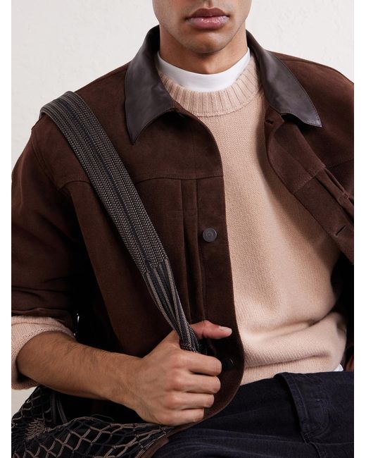 FRAME Natural Cashmere Sweater for men