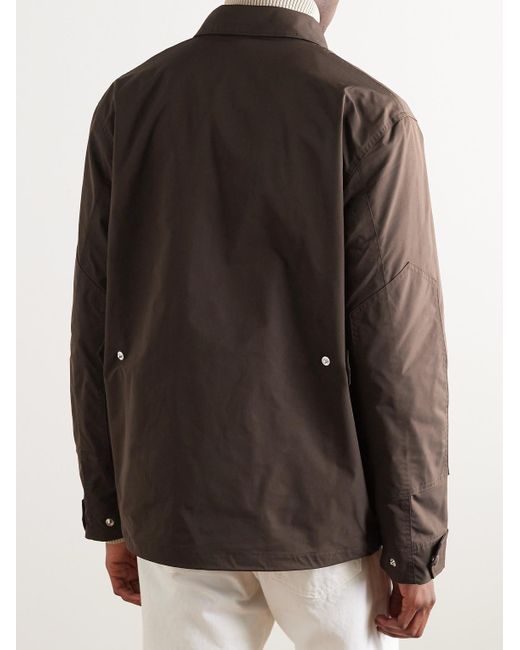 Adidas Originals Brown Haslingden Logo-appliquéd Recycled-shell Jacket for men