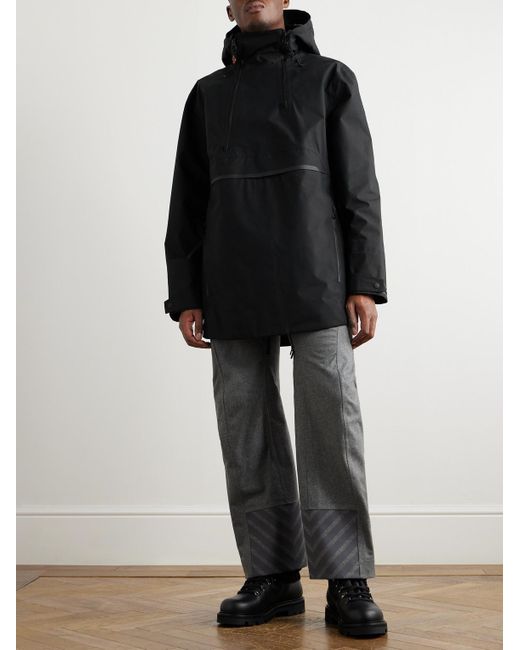 Loro Piana Black Nuptse Clima System Hooded Ski Jacket for men