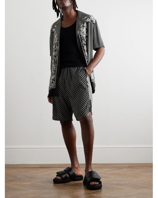 Balmain Black Paris Shorts for men