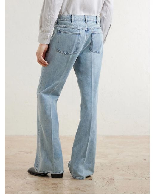 Husbands Blue Flared Jeans for men