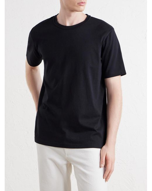 Gabriela Hearst Blue Bandeira Silk T-shirt for men