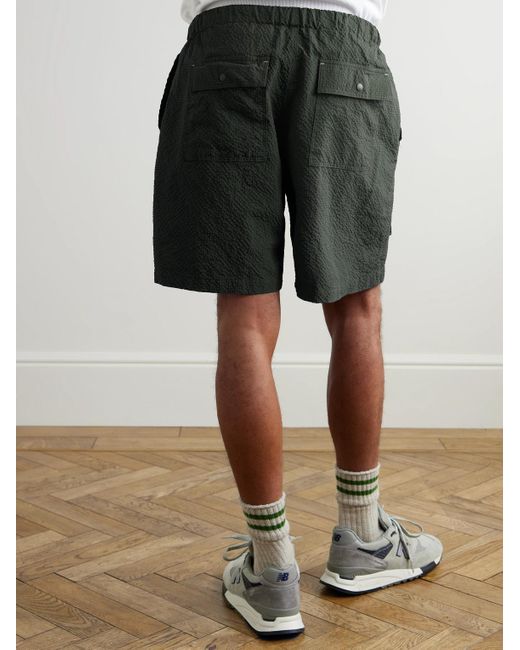 Shorts Cargo A Gamba Dritta di FRIZMWORKS in Green da Uomo