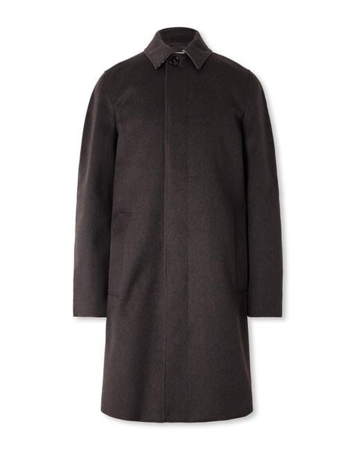 Burberry Black Cashmere Car Coat for men
