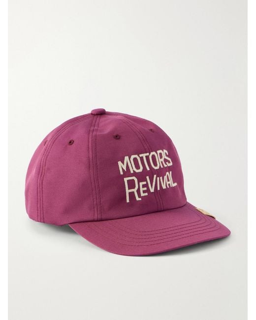 Visvim Pink Excelsior Wool And Silk-Blend Twill Cap for men