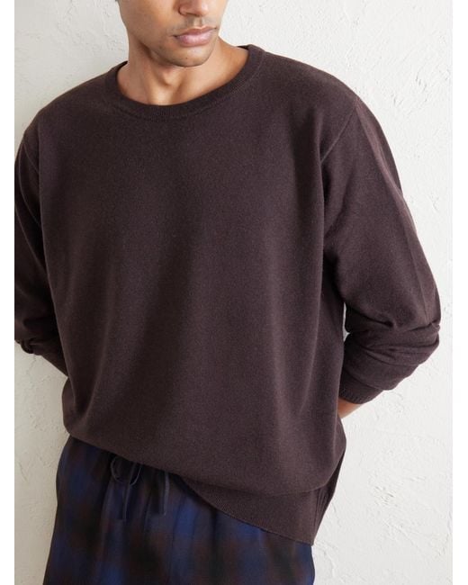 Dries Van Noten Black Cashmere Sweater for men