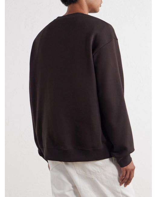 NN07 Black David 3014 Organic Cotton-Jersey Sweatshirt for men