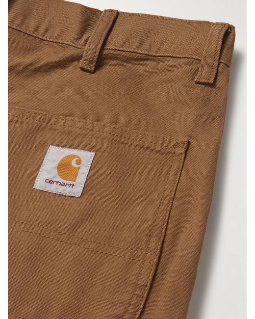 Carhartt Natural Double Knee Straight-Leg Cotton-Canvas Carpenter Trousers for men