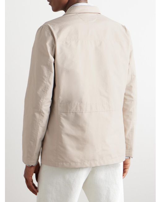 Kiton Natural Cotton-twill Jacket for men