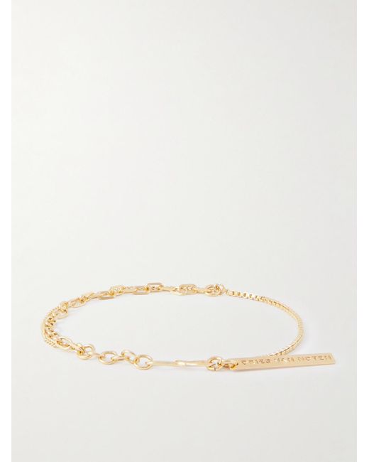 Dries Van Noten Natural Gold-tone Chain Bracelet for men