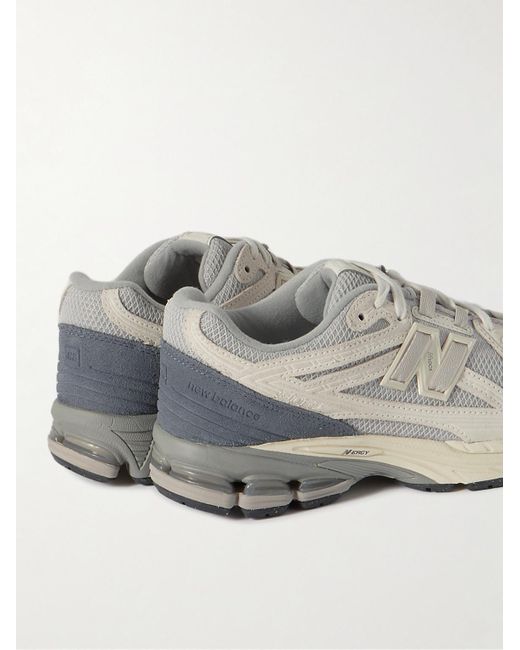 New Balance Gray 1906 Suede And Mesh Sneakers for men