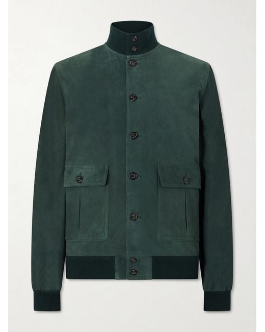 Valstar Green Ino Suede Jacket for men