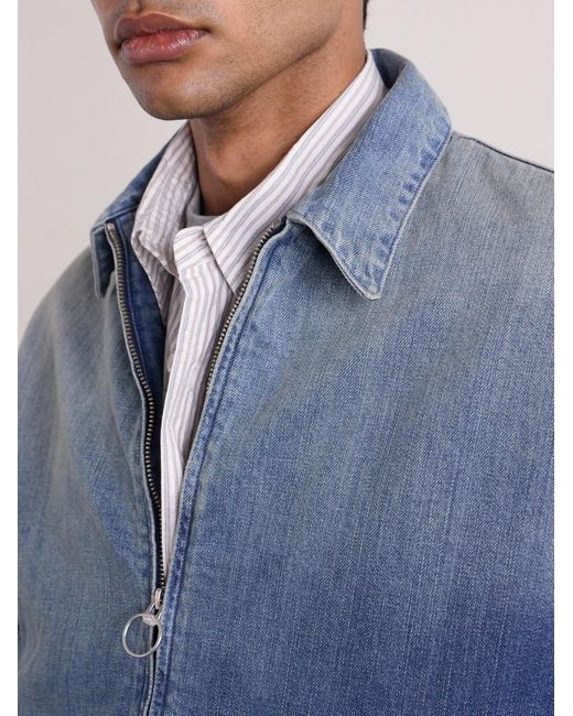 Kapital Blue Hacksaw Drizzier 12Oz Denim Jacket for men