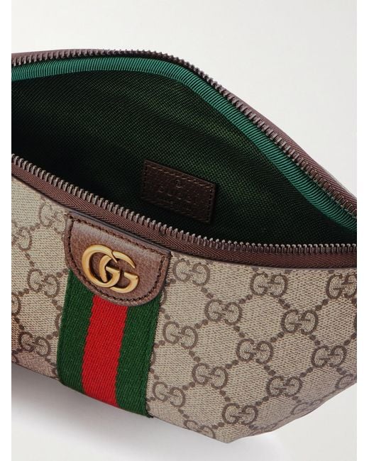 Gucci Natural Ophidia Canvas Belt Bag for men