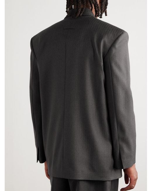 Fear Of God Black Houndstooth Wool Blazer for men