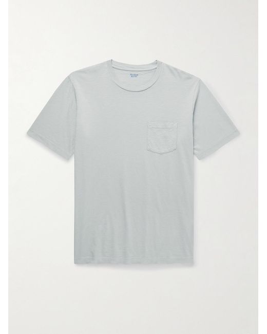 Hartford Gray Cotton-Jersey T-Shirt for men