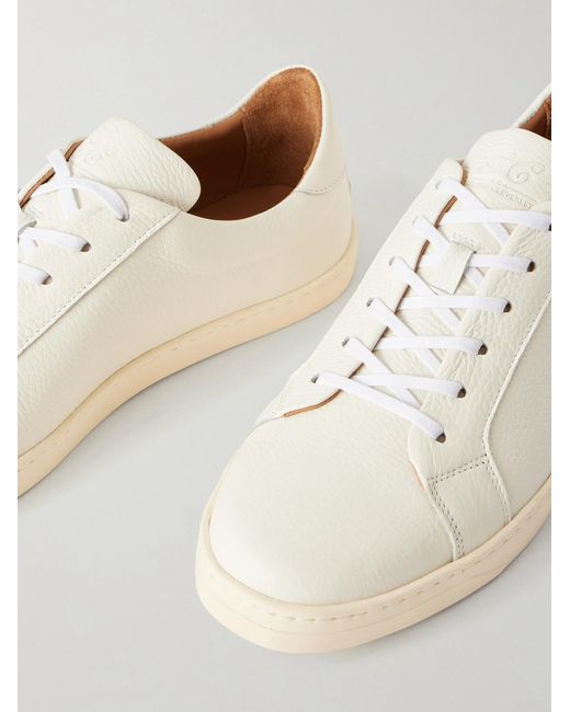 George Cleverley Natural Jack Iii Deerskin Sneakers for men