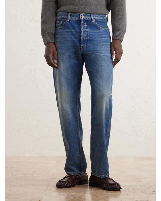 Saint Laurent Blue Straight-leg Jeans for men