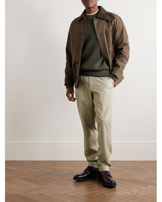 Pantaloni Chino A Gamba Dritta di James Purdey & Sons in Natural da Uomo