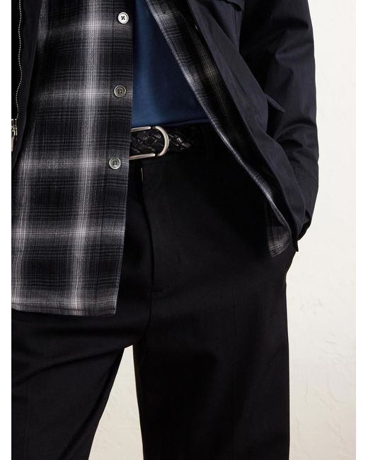 Tom Ford Blue Lyocell And Cotton-blend T-shirt for men