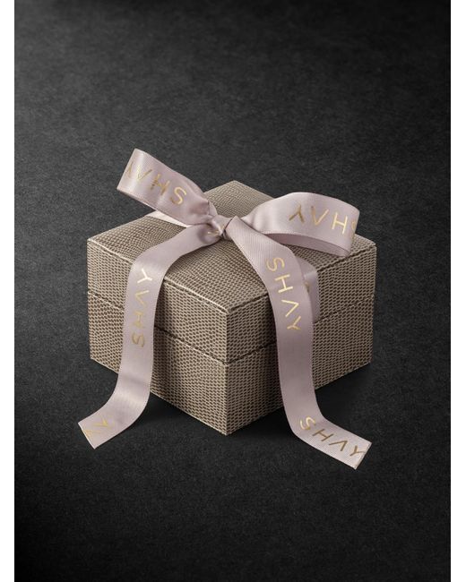 SHAY Black 18-Karat Diamond Bracelet for men