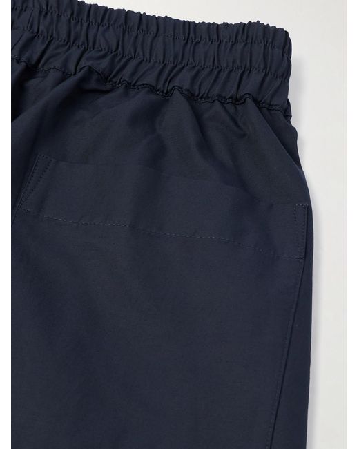 Nicholas Daley Blue Wide-Leg Cotton-Blend Shell Trousers for men