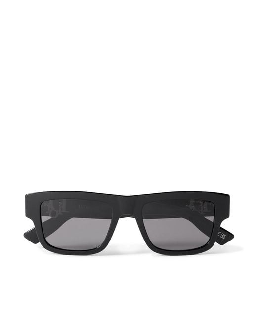 Dior Black Diorobliques3I Rectangular-Frame Acetate Sunglasses for men