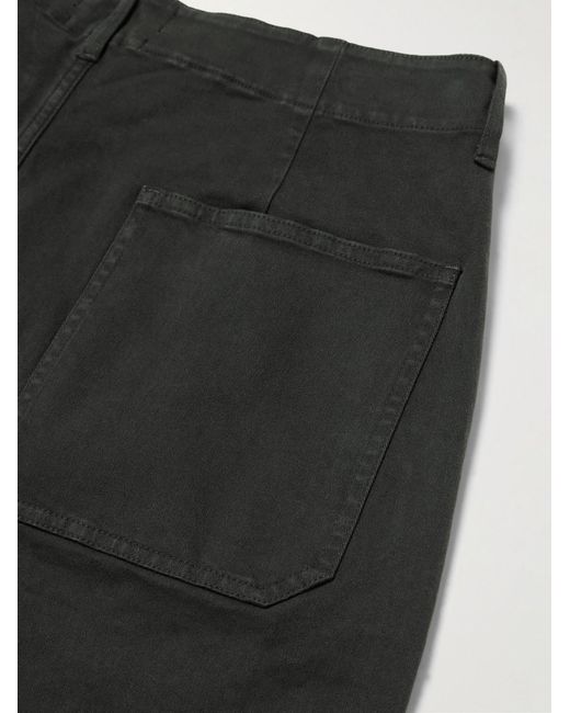 FRAME Gray Straight-Leg Cotton-Blend Twill Chinos for men