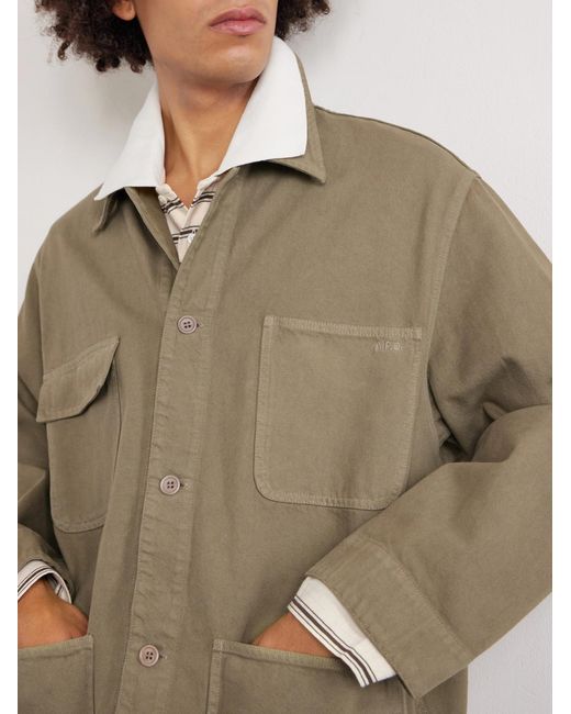 A.P.C. Natural Denim Overshirt for men