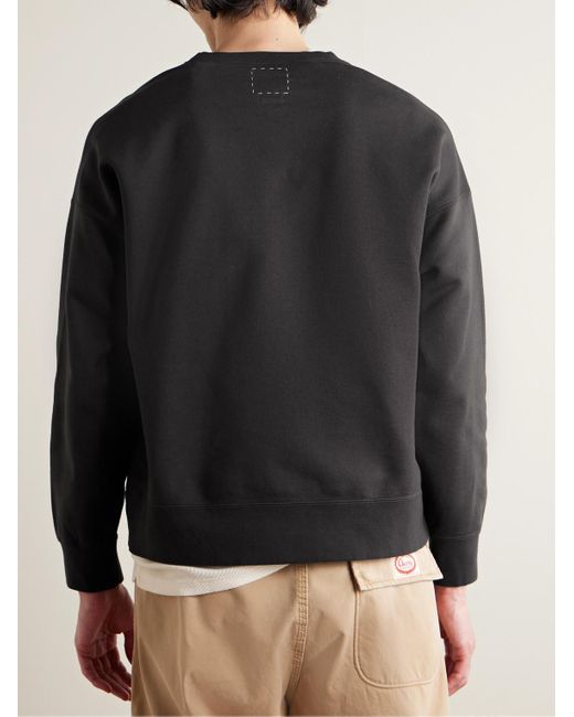 Visvim Black Ultimate Jumbo Sb Cotton-jersey Sweatshirt for men