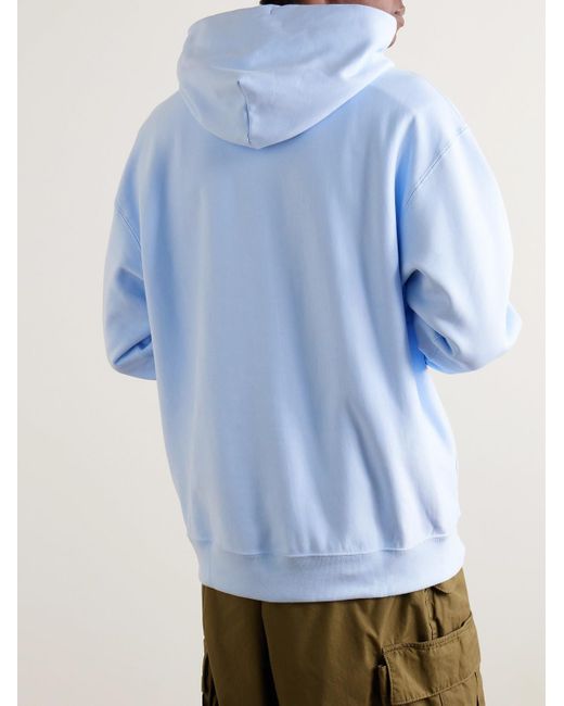 Nike Solo Swoosh Kapuzenjacke aus Jersey aus einer Baumwollmischung mit Logostickerei in Blue für Herren