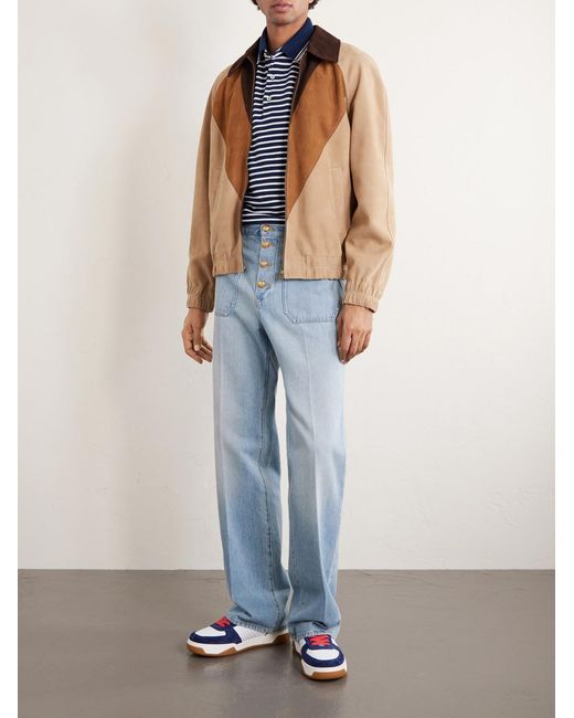 Valentino Garavani Blue Straight-Leg Jeans for men
