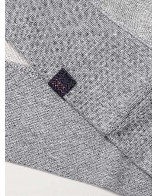 Derek Rose Gray Quinn Cotton And Modal-Blend Jersey Hoodie for men
